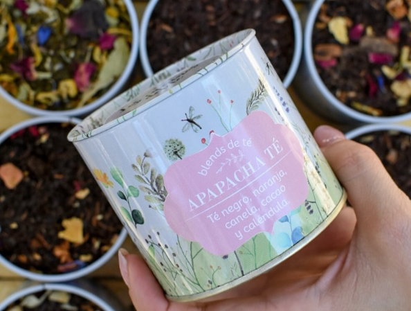 Blends de té artesanal en Los Caminos del Té, Carpintería